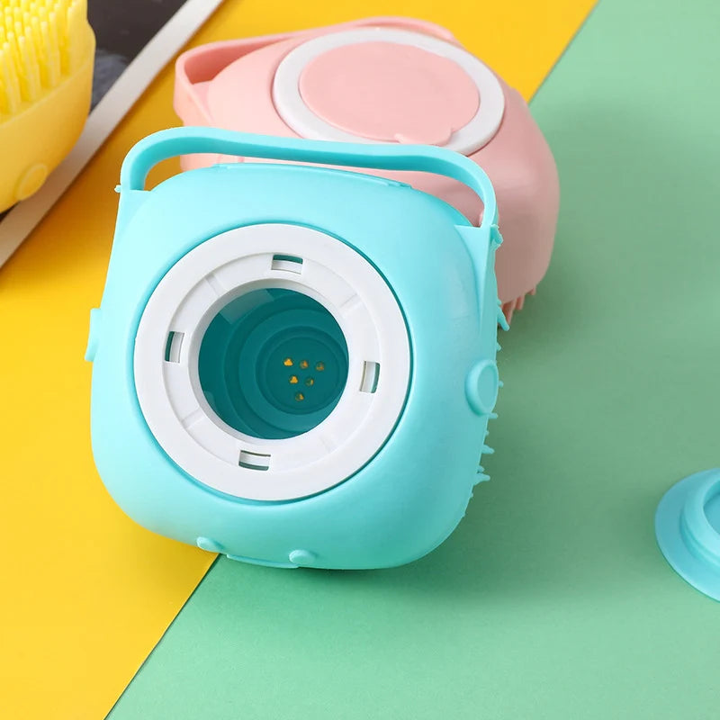 Patile 🐾 / Silikon Masajlı Kedi & Köpek Yıkama Fırçası