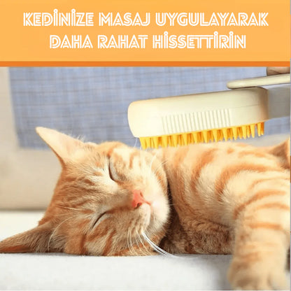 Patile 🐾 / Buharlı Kedi Fırçası
