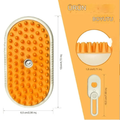 Patile 🐾 / Buharlı Kedi Fırçası