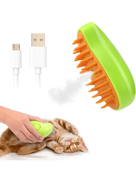 Patile 🐾 / Silikon Masajlı Tüy Toplama Tarağı