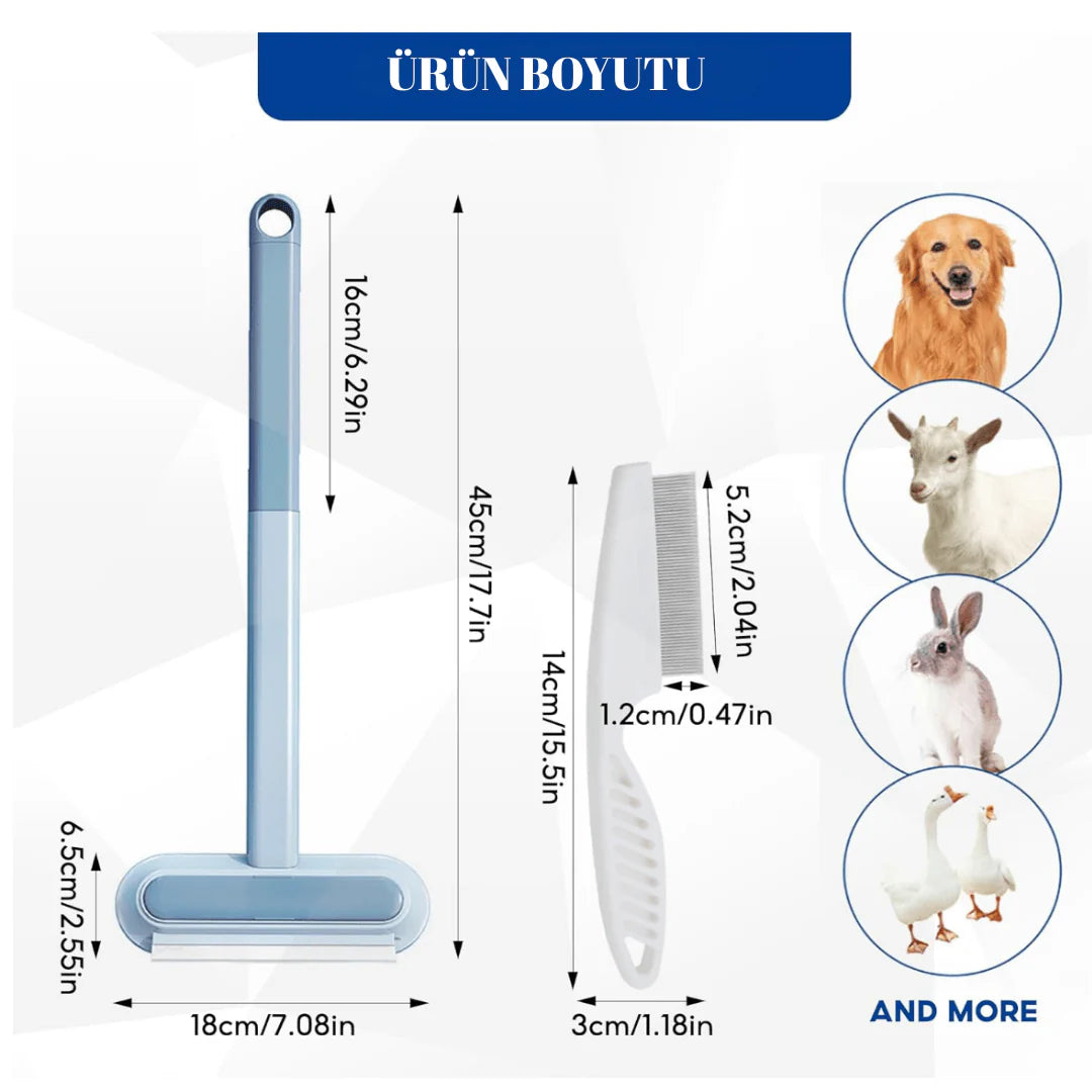 Patile 🐾 / Çok amaçlı Tüy Temizleyici
